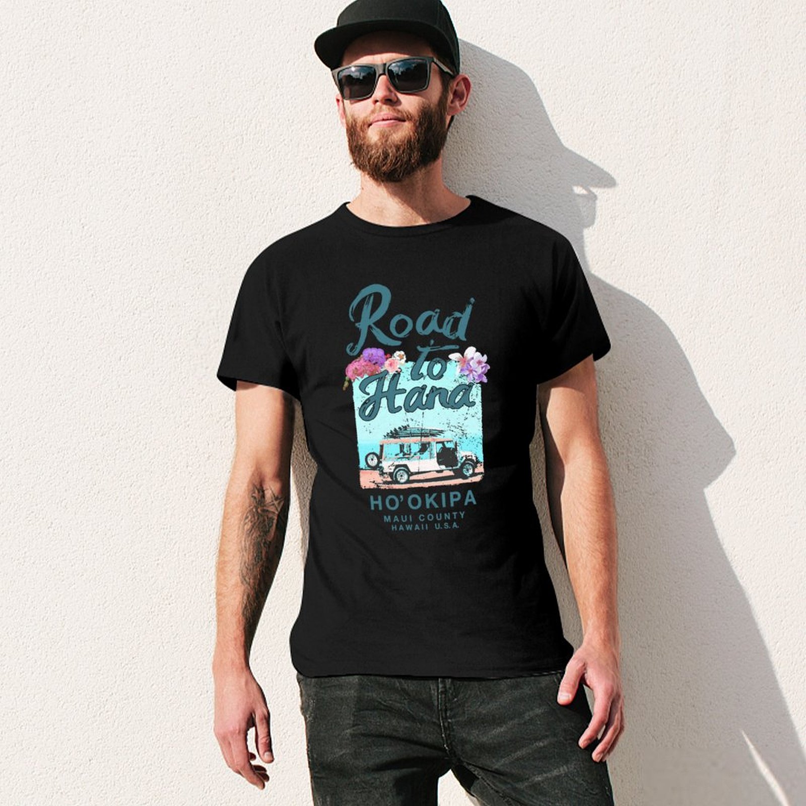 Road to Hana Maui Hawaii Vinta - Vintage Hawaiian Floral Shirt ulasan dan harga