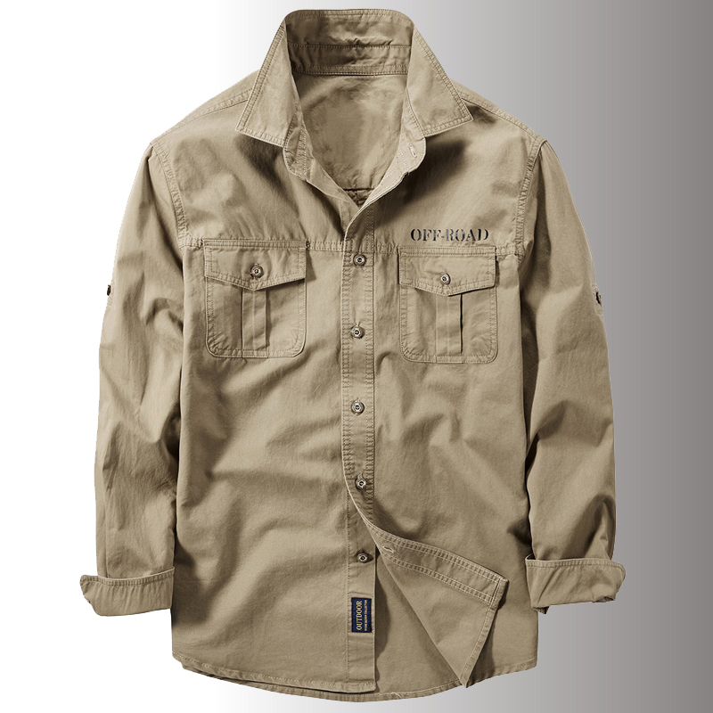 New Men's Spring Multi-pocket  - Tactical Military Shirt Cargo ulasan dan harga