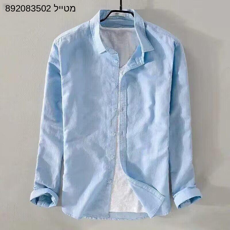 Oxford Weave Cotton Linen Shir - Oxford Cotton Casual Shirt Business ulasan dan harga