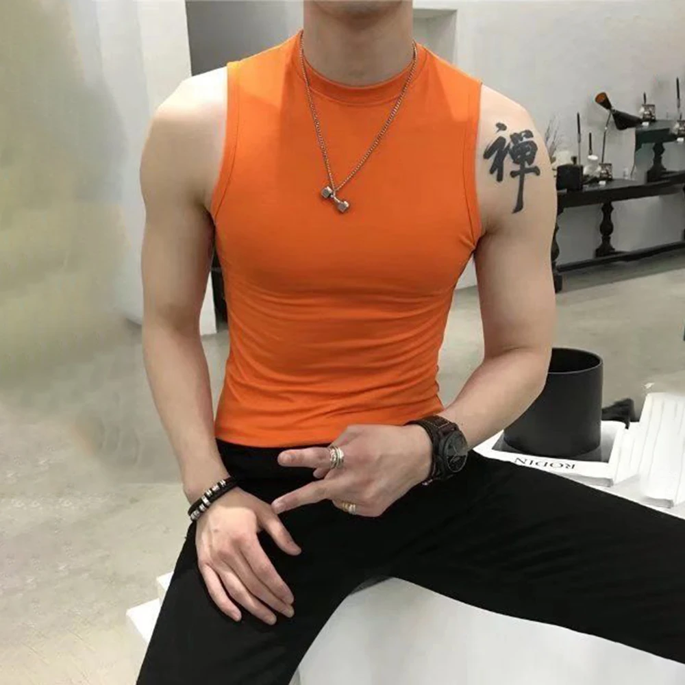Summer Vest Men's Trend Tight  - Corduroy Button Up Shirt Men ulasan dan harga