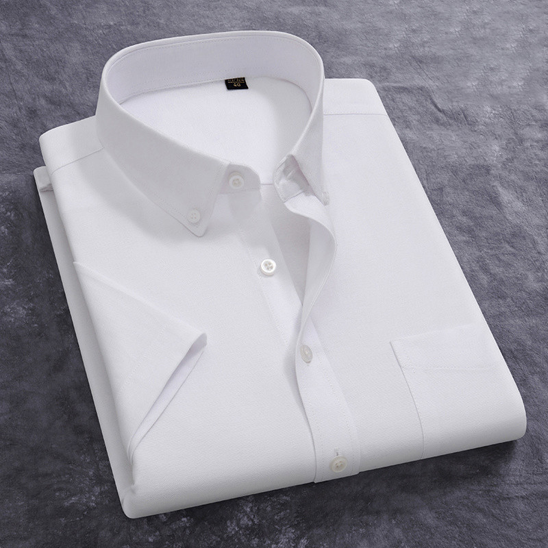 100% Cotton Men's Oxford Shirt - Oxford Cotton Casual Shirt Business ulasan dan harga