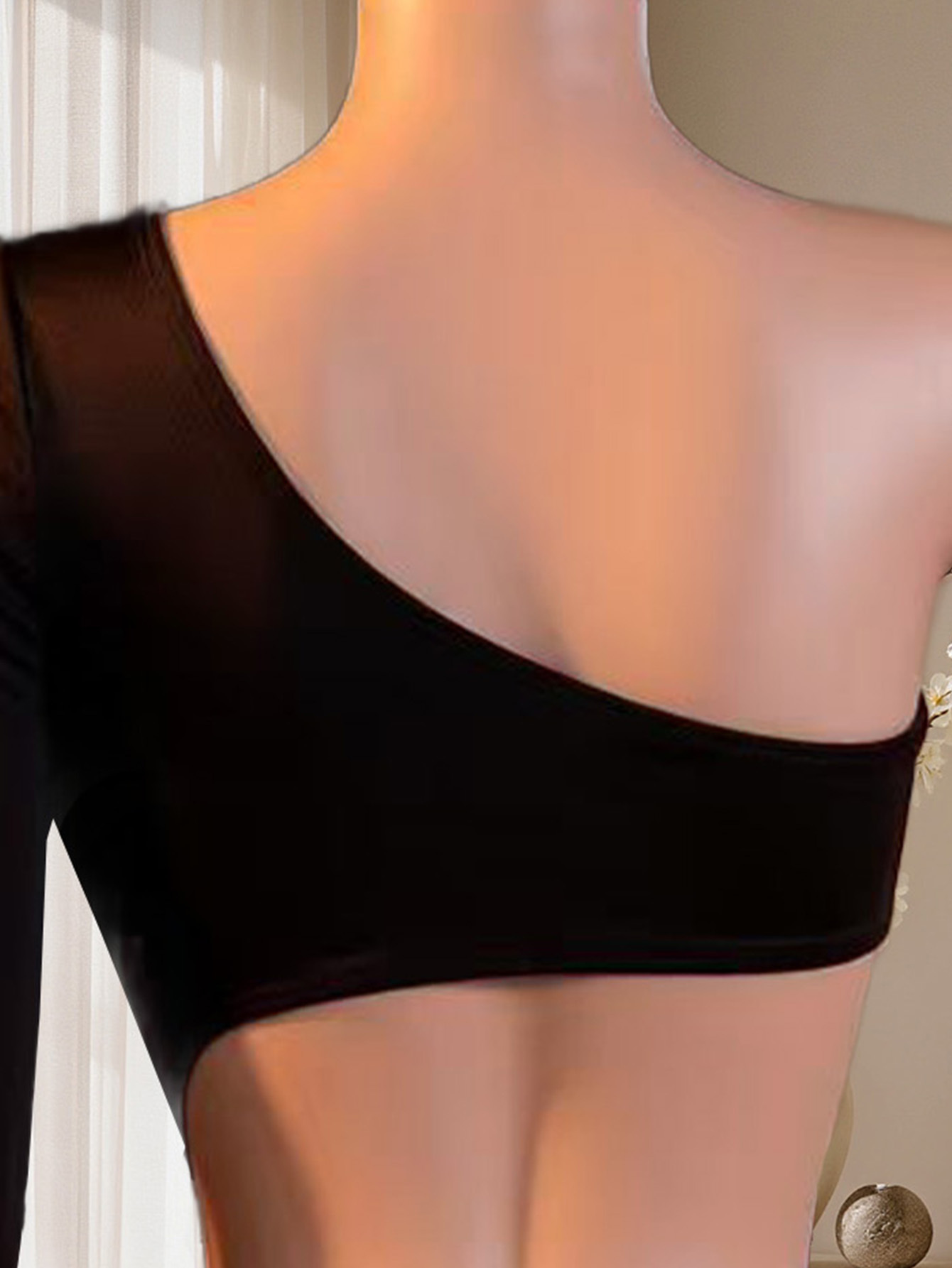 Women One Shoulder Long Sleeve - Underwear ulasan dan harga