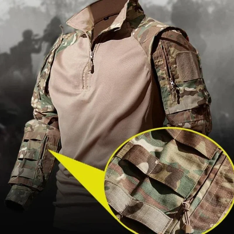 New Tactical Shirt Suit Men Ai - Tactical Military Shirt Cargo ulasan dan harga