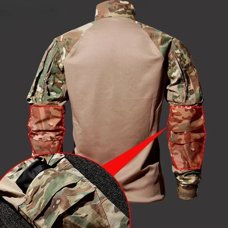 New Tactical Shirt Suit Men Ai - Tactical Military Shirt Cargo ulasan dan harga
