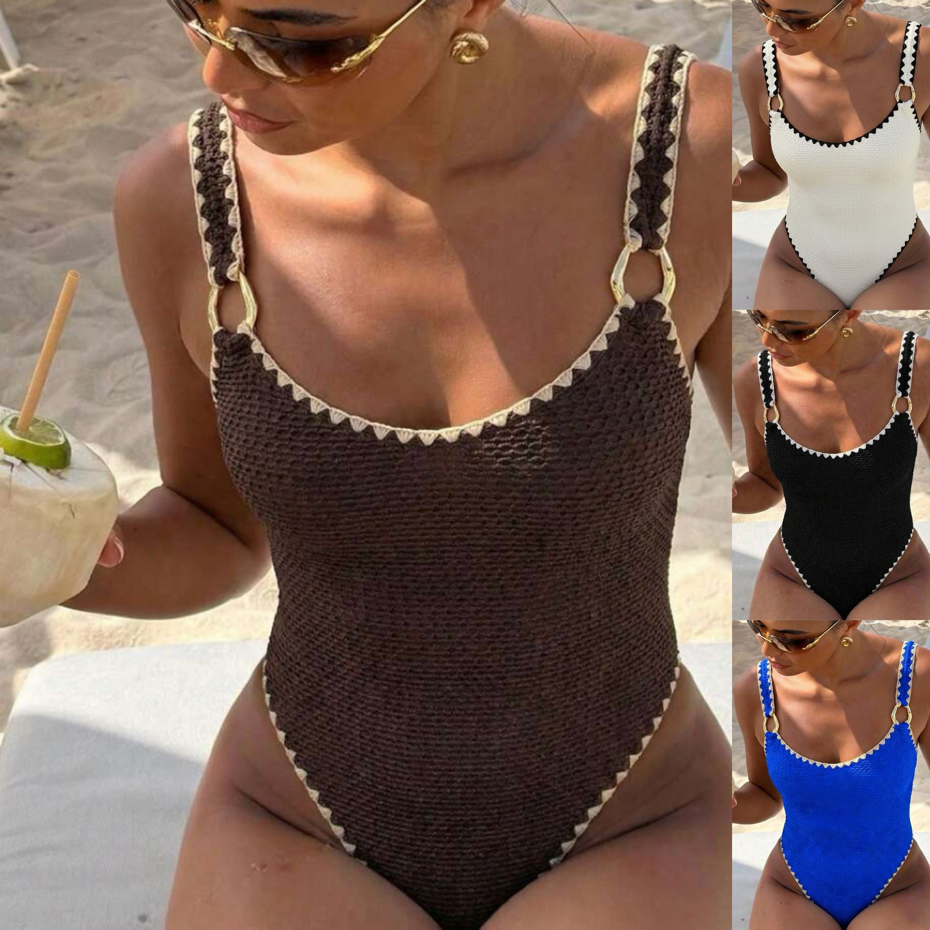 Women Swimwear Swimsuit Sleeve - Suits ulasan dan harga