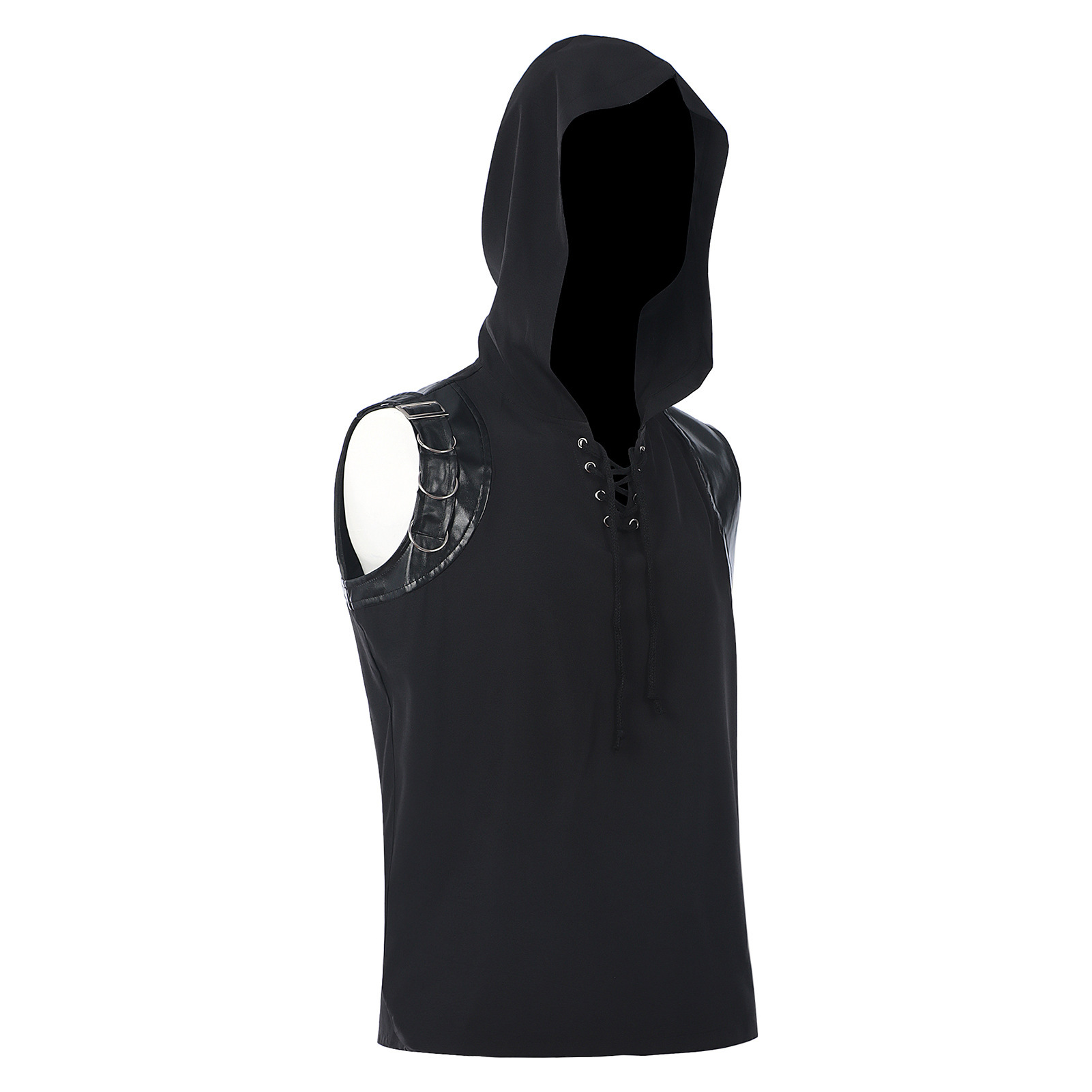 Men's Medieval Pirate Shirts L - Medieval Gothic Lace Up Pirate Shirt ulasan dan harga