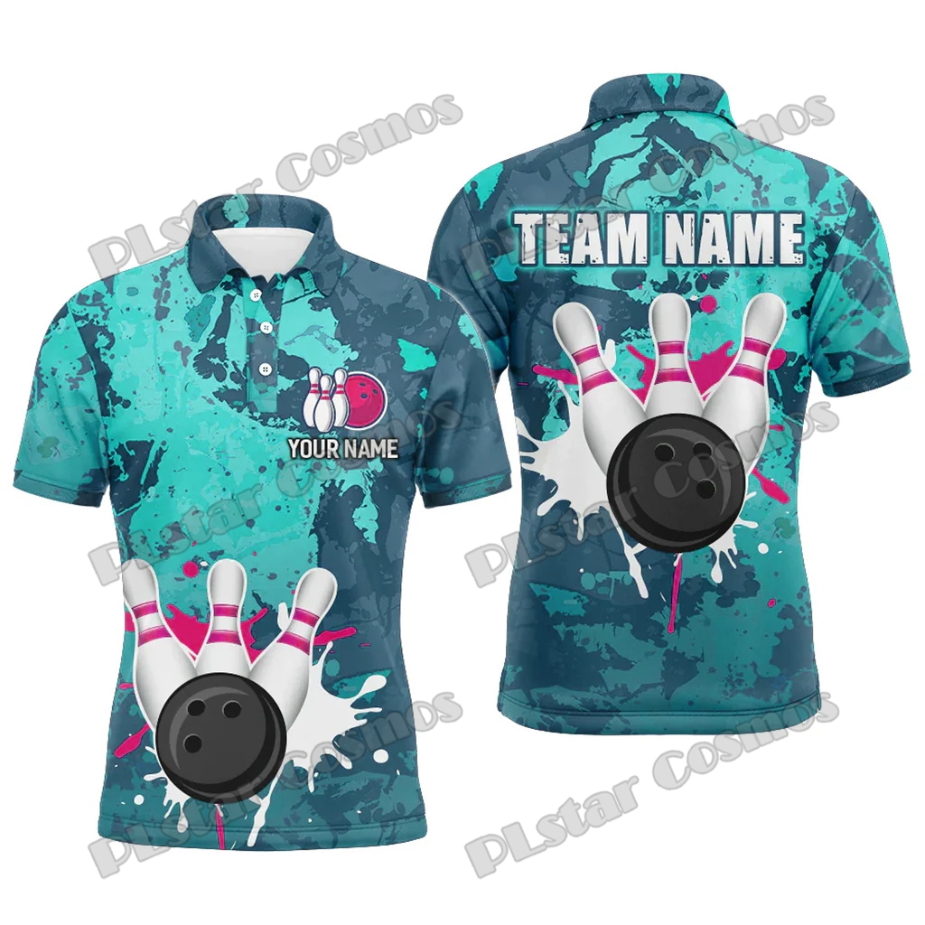 Retro Bowling Water Milk Multi - Short Sleeve Bowling Shirt Retro ulasan dan harga