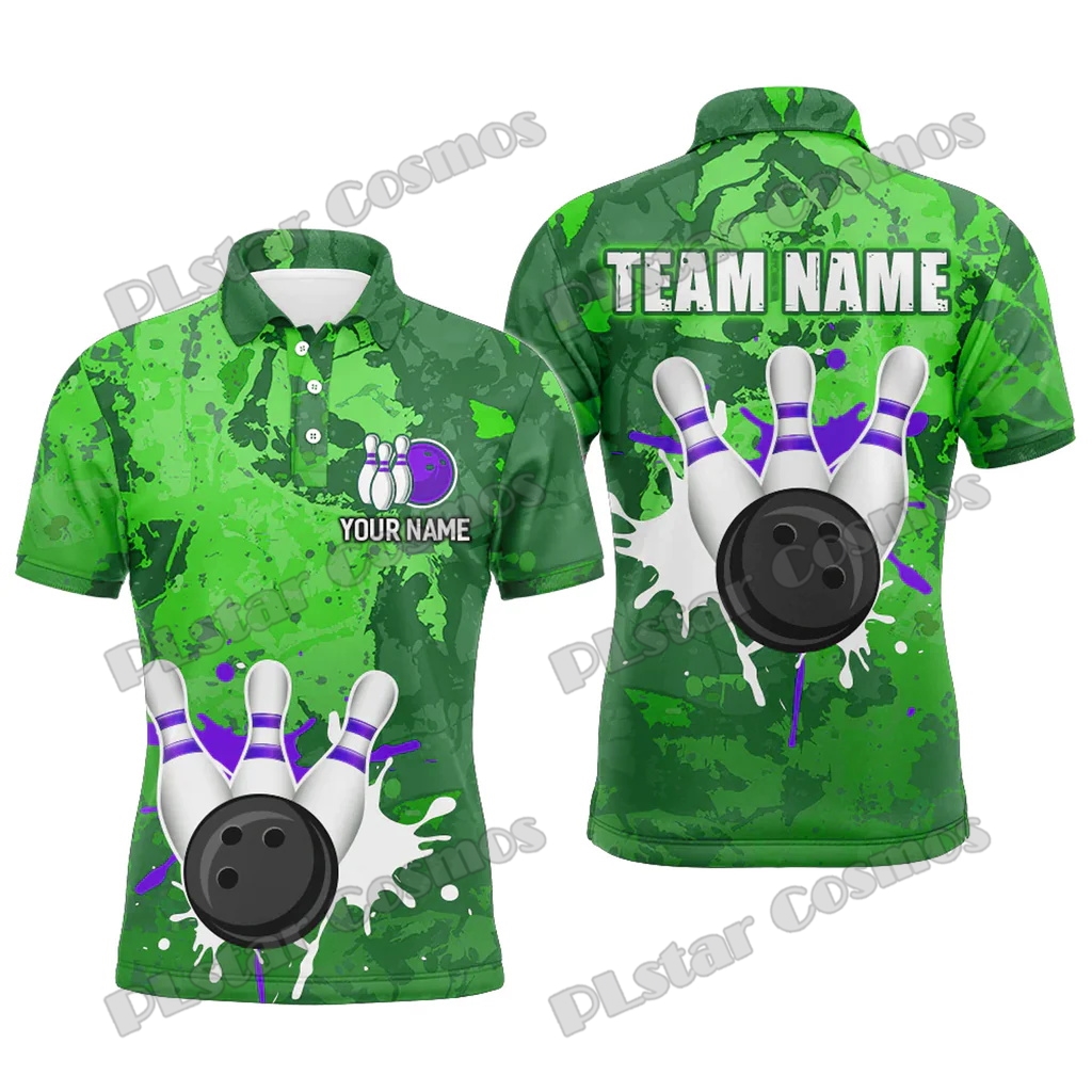 Retro Bowling Water Milk Multi - Short Sleeve Bowling Shirt Retro ulasan dan harga