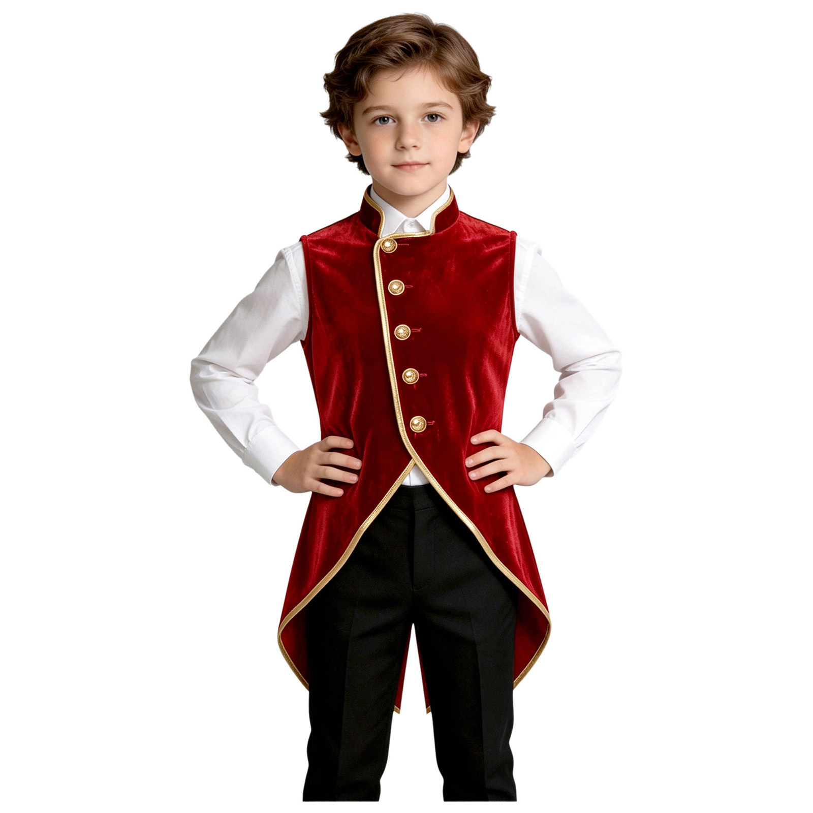 Boys Retro Medieval Velvet Tai - Jackets ulasan dan harga