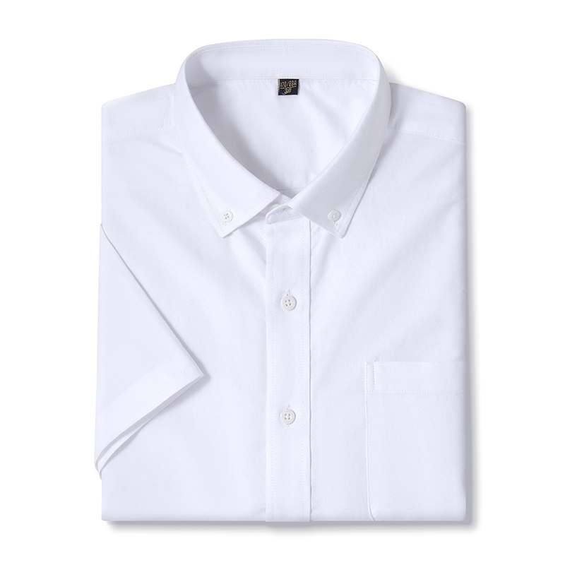 Summer High Quality 100% Cotto - Oxford Cotton Casual Shirt Business ulasan dan harga