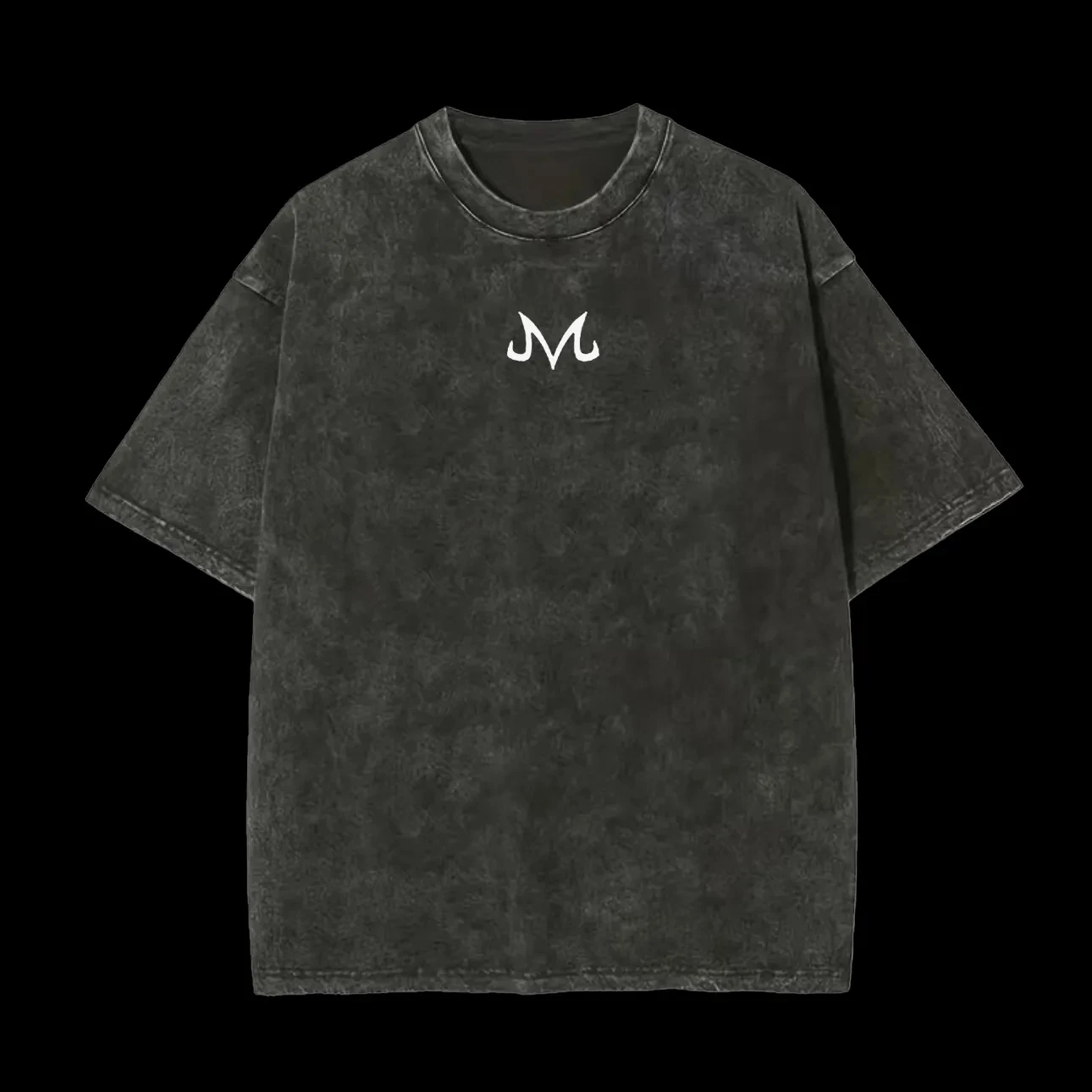Majin M Logo T Shirt Men Acid  - Acid Wash Vintage Graphic T Shirt ulasan dan harga