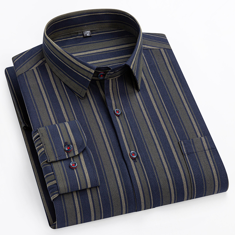 New 11XL 10XL Extra large men' - Oxford Cotton Casual Shirt Business ulasan dan harga