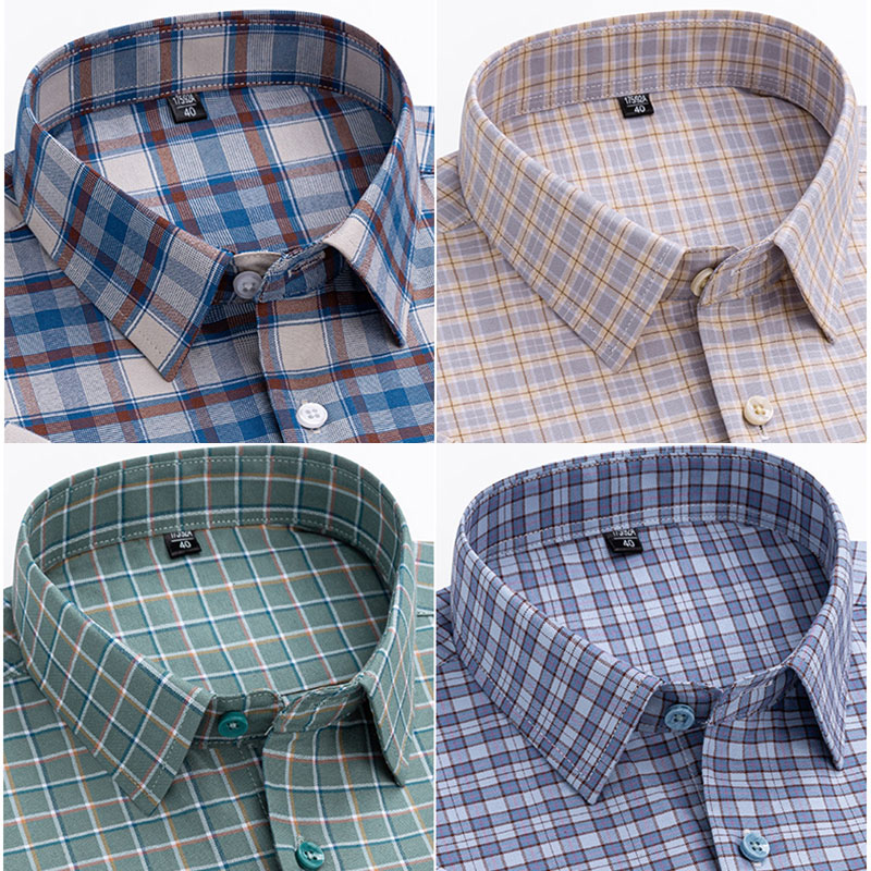 New 11XL 10XL Extra large men' - Oxford Cotton Casual Shirt Business ulasan dan harga